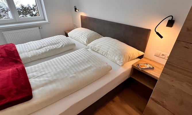 SchlafzimmerUnterkunft im Salzburgerland